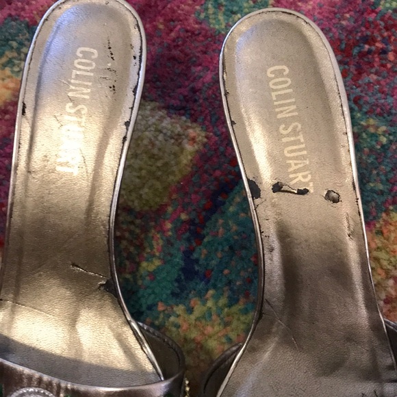 Colin Stuart 3 Inch Silver Heels - Picture 3 of 6